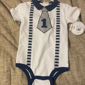 1 year old birthday onesie for boy